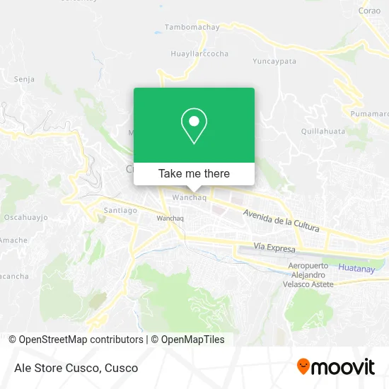 Ale Store Cusco map