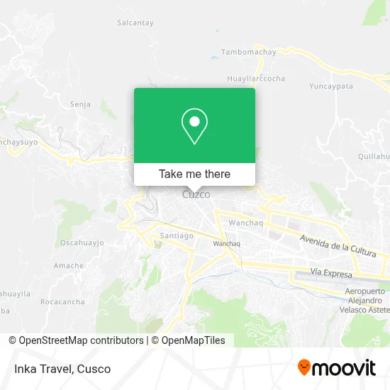 Inka Travel map