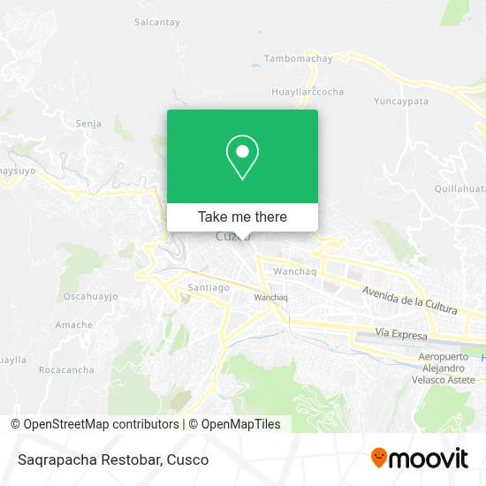 Saqrapacha Restobar map