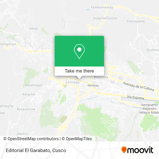 Editorial El Garabato map