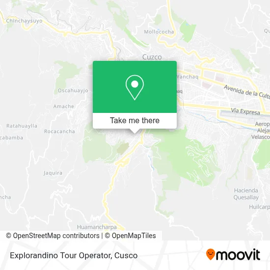 Explorandino Tour Operator map