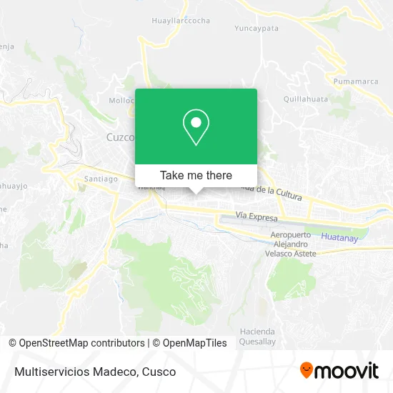 Multiservicios Madeco map
