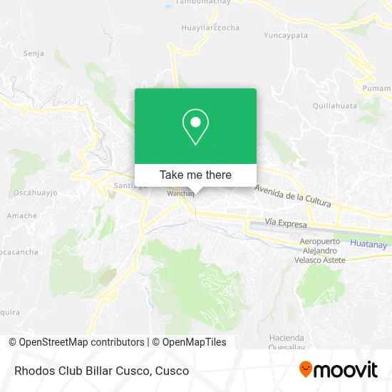Rhodos Club Billar Cusco map