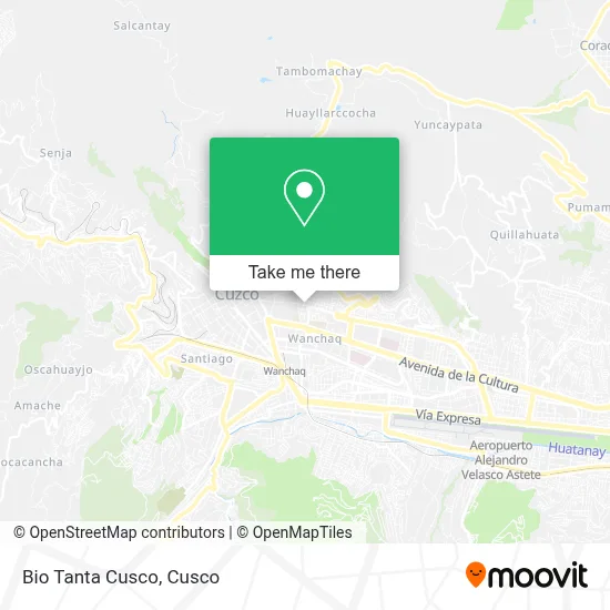 Bio Tanta Cusco map
