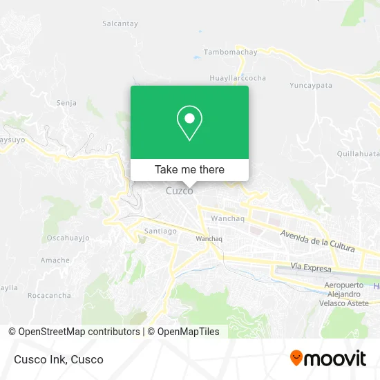 Cusco Ink map