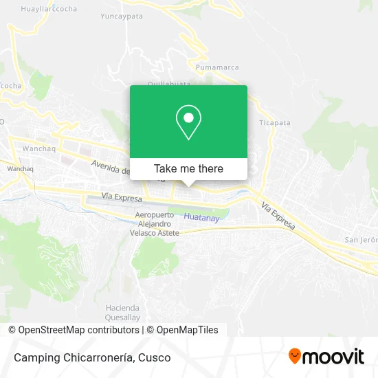 Camping Chicarronería map