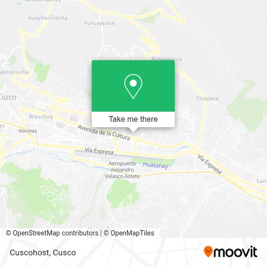 Cuscohost map