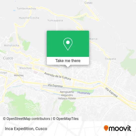 Inca Expedition map