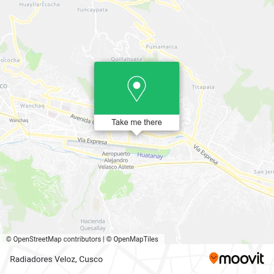 Radiadores Veloz map