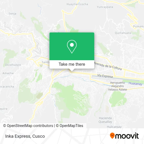 Inka Express map