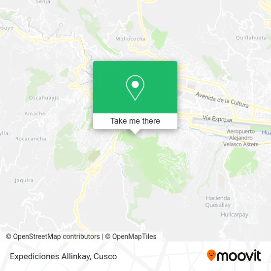 Expediciones Allinkay map