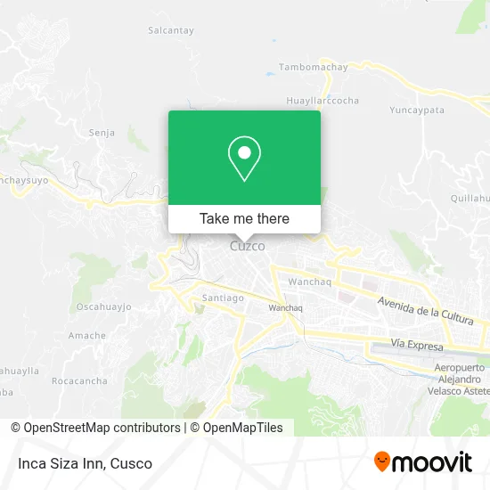 Inca Siza Inn map