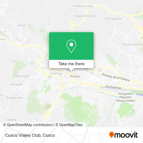 Cusco Viajes Club map