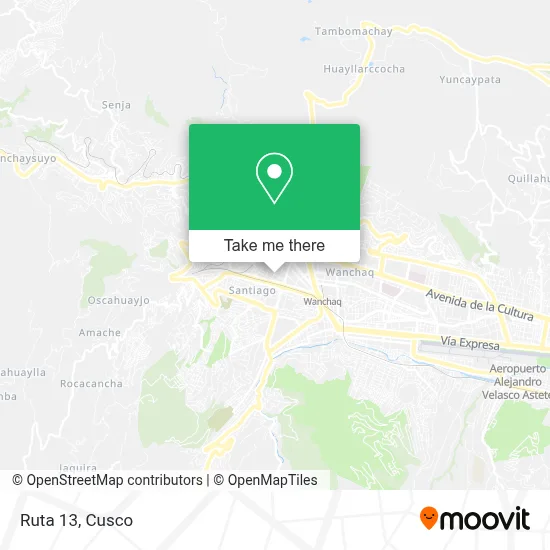 Mapa de Ruta 13