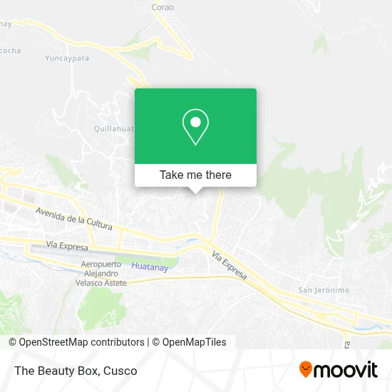 The Beauty Box map