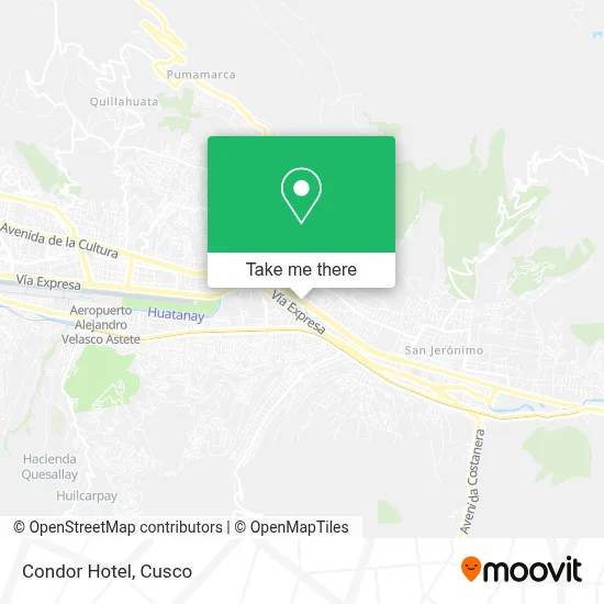 Hotel Condor map