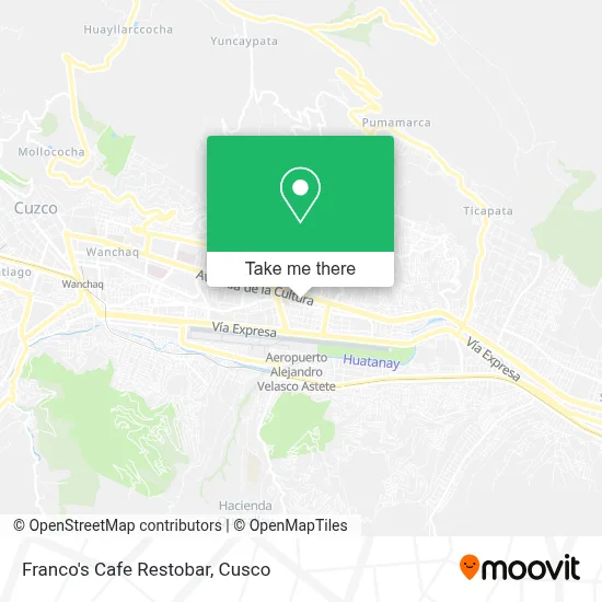 Franco's Cafe Restobar map