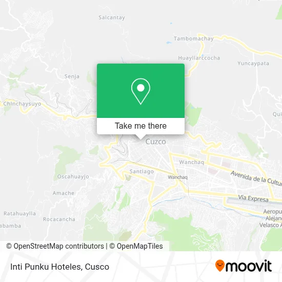 Inti Punku Hoteles map