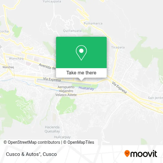 Cusco & Autos" map