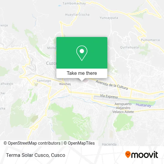 Terma Solar Cusco map