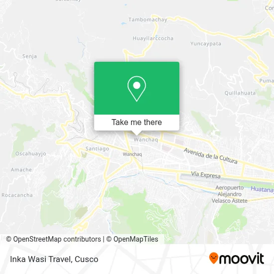 Inka Wasi Travel map