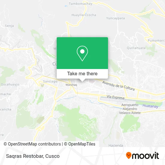 Saqras Restobar map