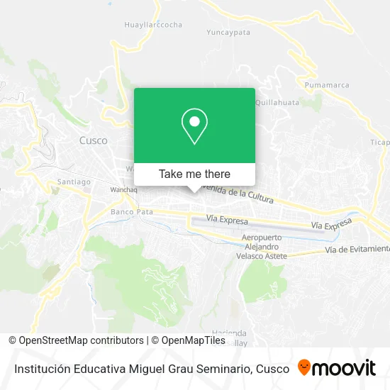 Institución Educativa Miguel Grau Seminario map
