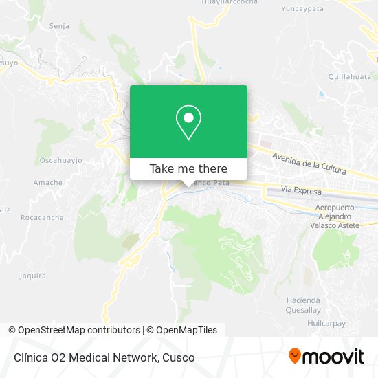 Clínica O2 Medical Network map