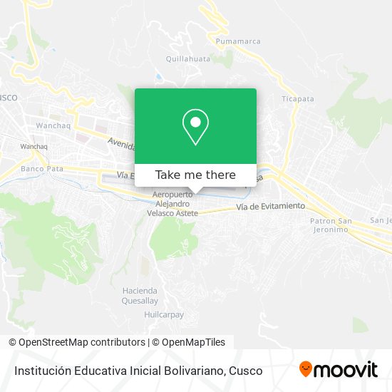 Institución Educativa Inicial Bolivariano map