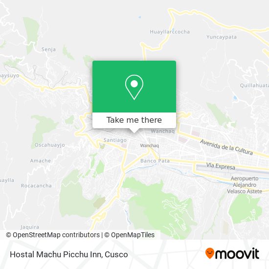 Mapa de Hostal Machu Picchu Inn