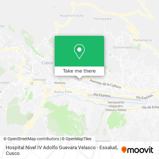 Hospital Nivel IV Adolfo Guevara Velasco - Essalud map