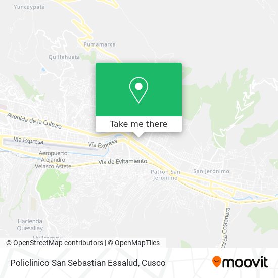 Policlinico San Sebastian Essalud map