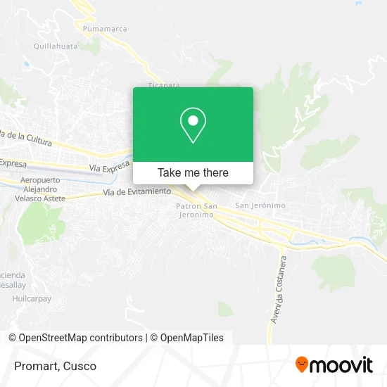 Mapa de Promart