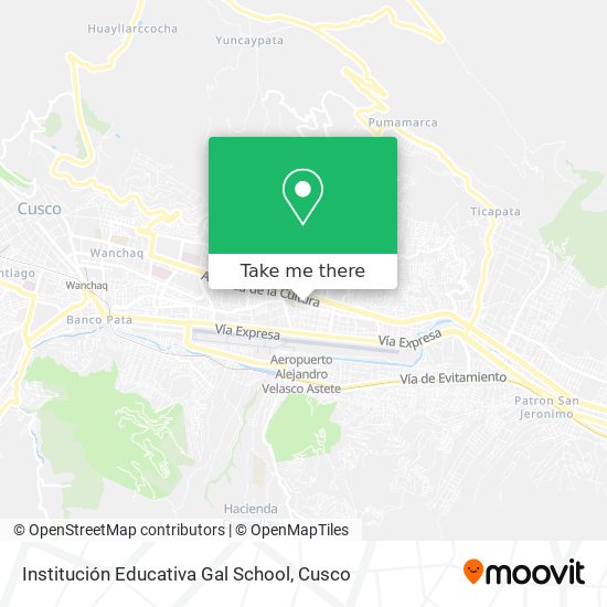 Institución Educativa Gal School map