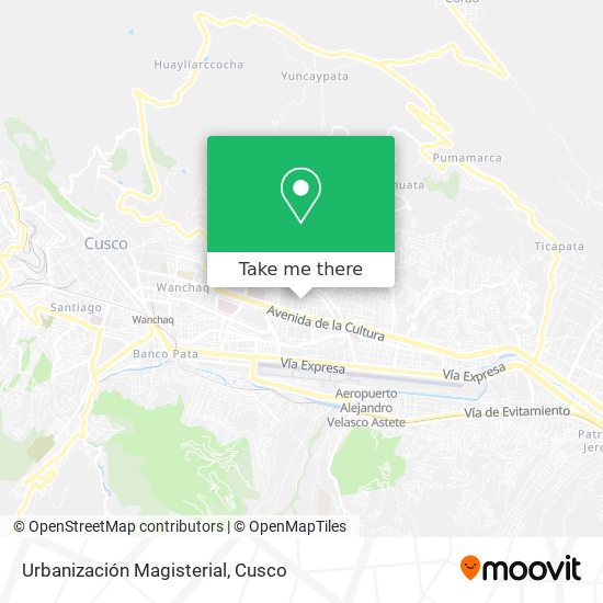 Urbanización Magisterial map