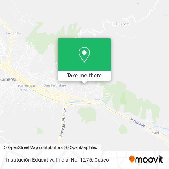 Institución Educativa Inicial No. 1275 map