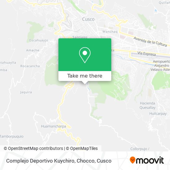 Complejo Deportivo Kuychiro, Chocco map