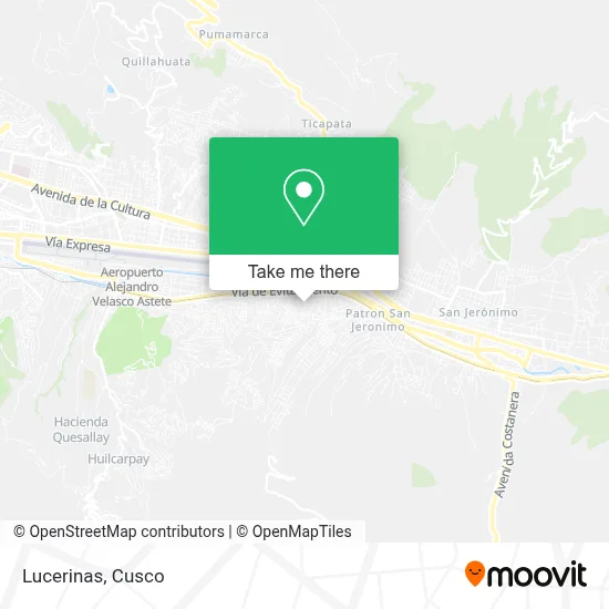 Lucerinas map