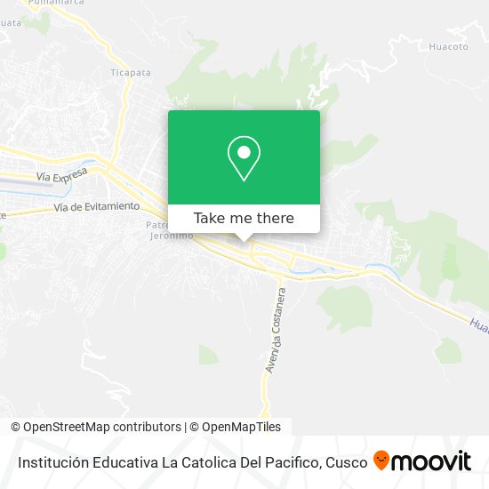 Institución Educativa La Catolica Del Pacifico map