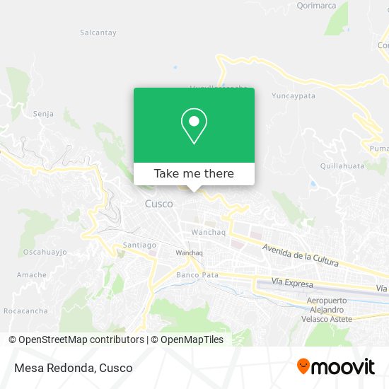 Mesa Redonda map