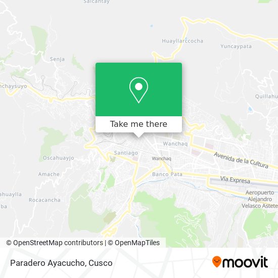 Paradero Ayacucho map
