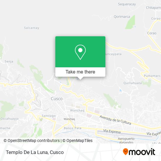 Templo De La Luna map