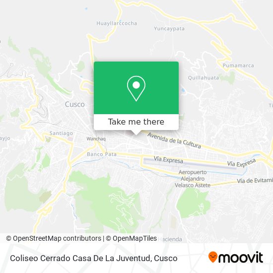 Coliseo Cerrado Casa De La Juventud map