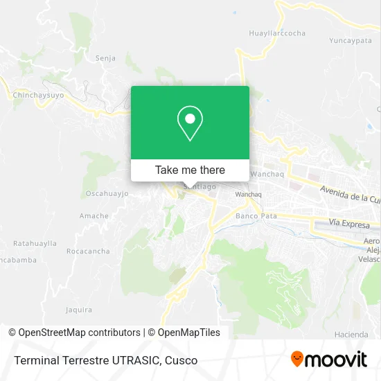 Mapa de Terminal Terrestre UTRASIC