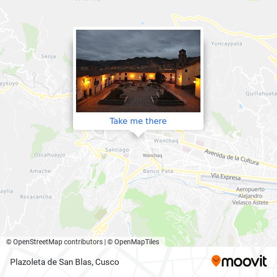 Plazoleta de San Blas map