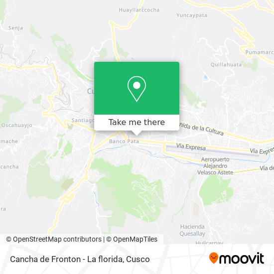 Cancha de Fronton - La florida map