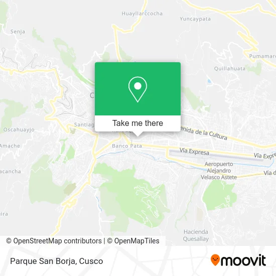 Parque San Borja map