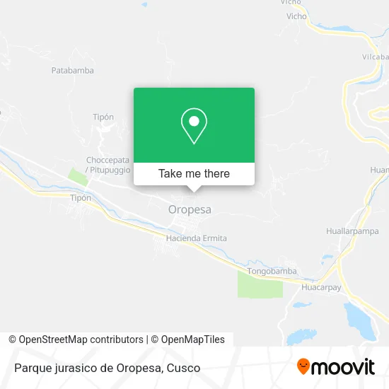 Parque jurasico de Oropesa map