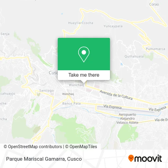 Parque Mariscal Gamarra map