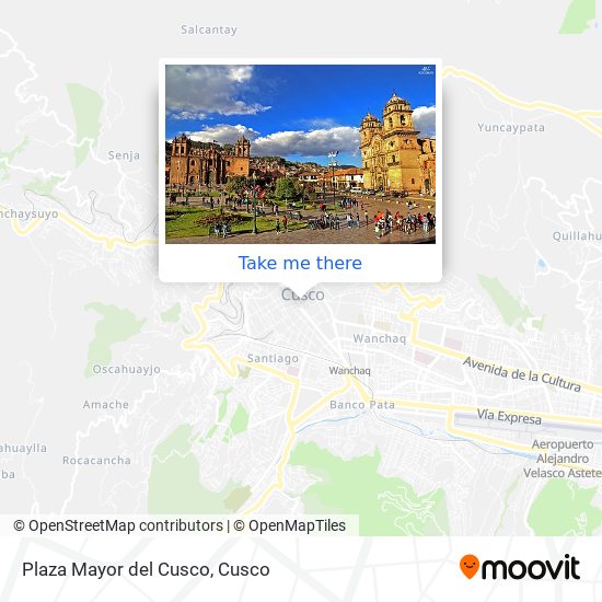 Plaza Mayor del Cusco map